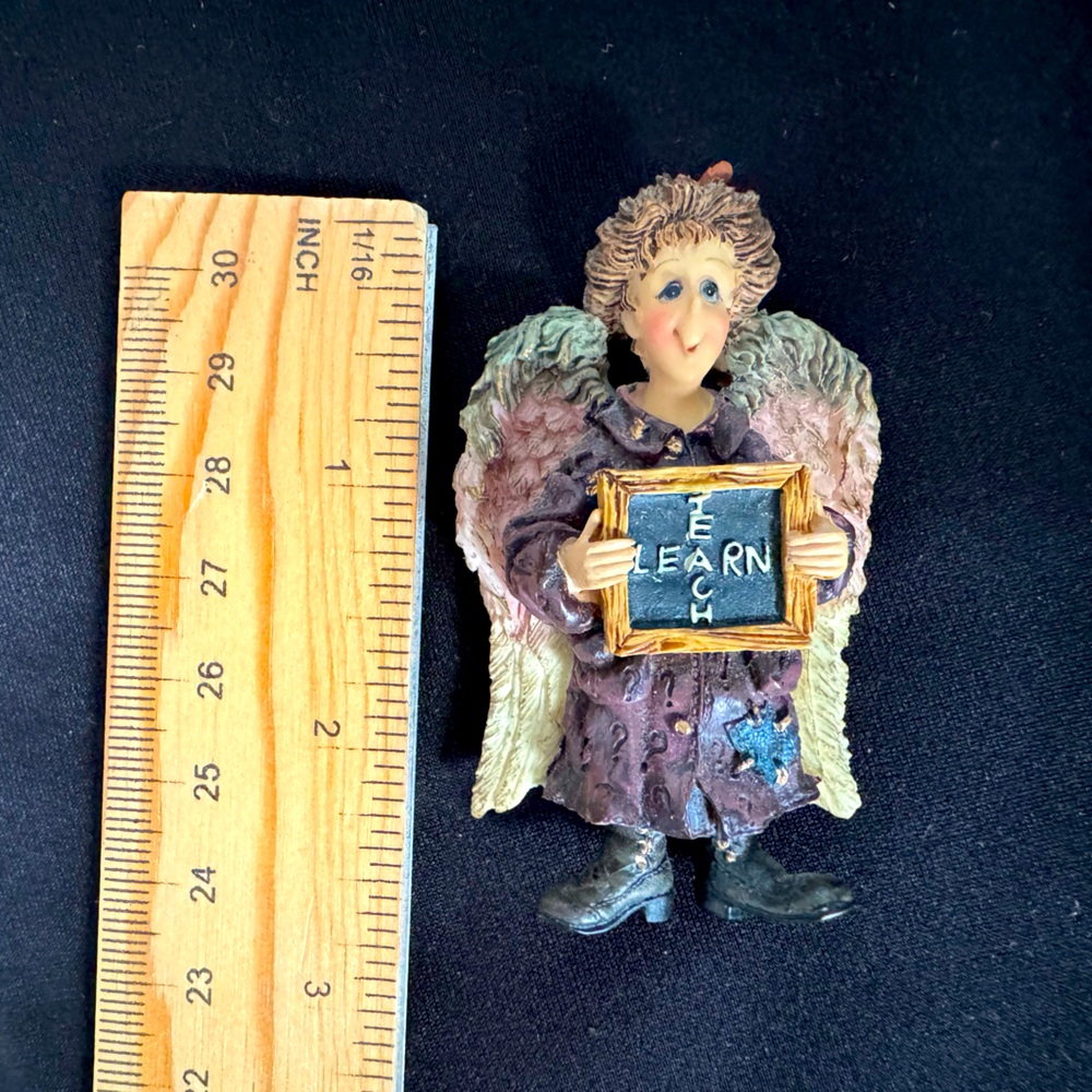 🌷Vintage Boyds Bears Teacher Angel Teach Learn Pin Brooch